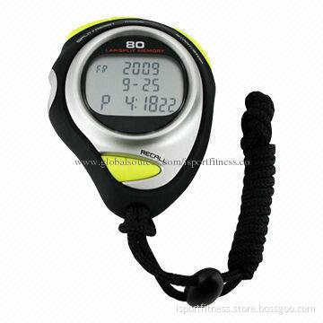 LCD Waterproof Stopwatches with 10-500 Laps